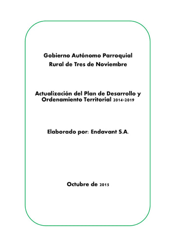 Literal s) Plan de Desarrollo y Ordenamiento Territorial